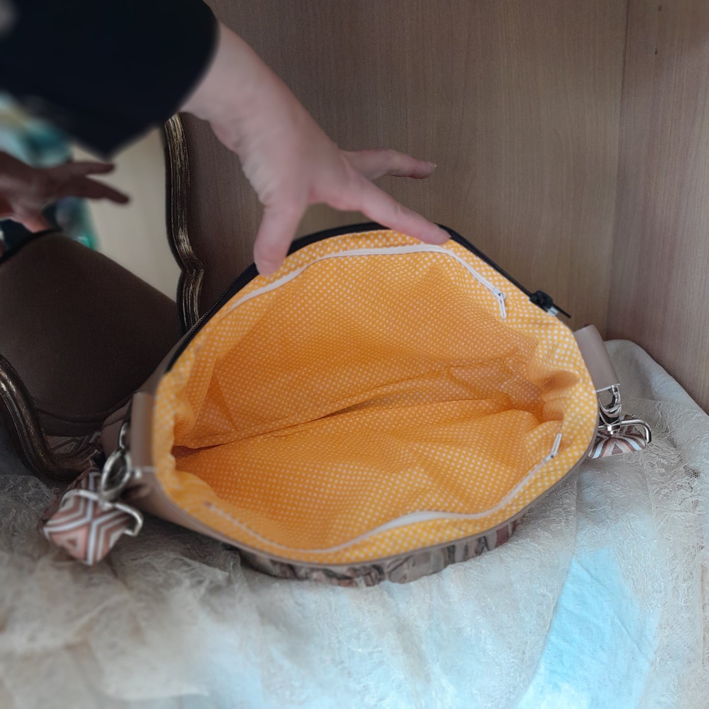 Base de sac Chrysalide camel