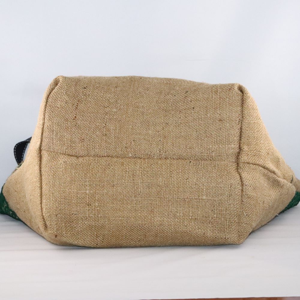 Cabas jute et dentelle de Calais