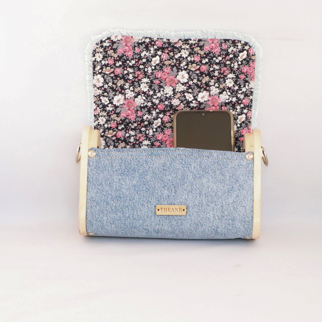 Mini sac bois et jean 113