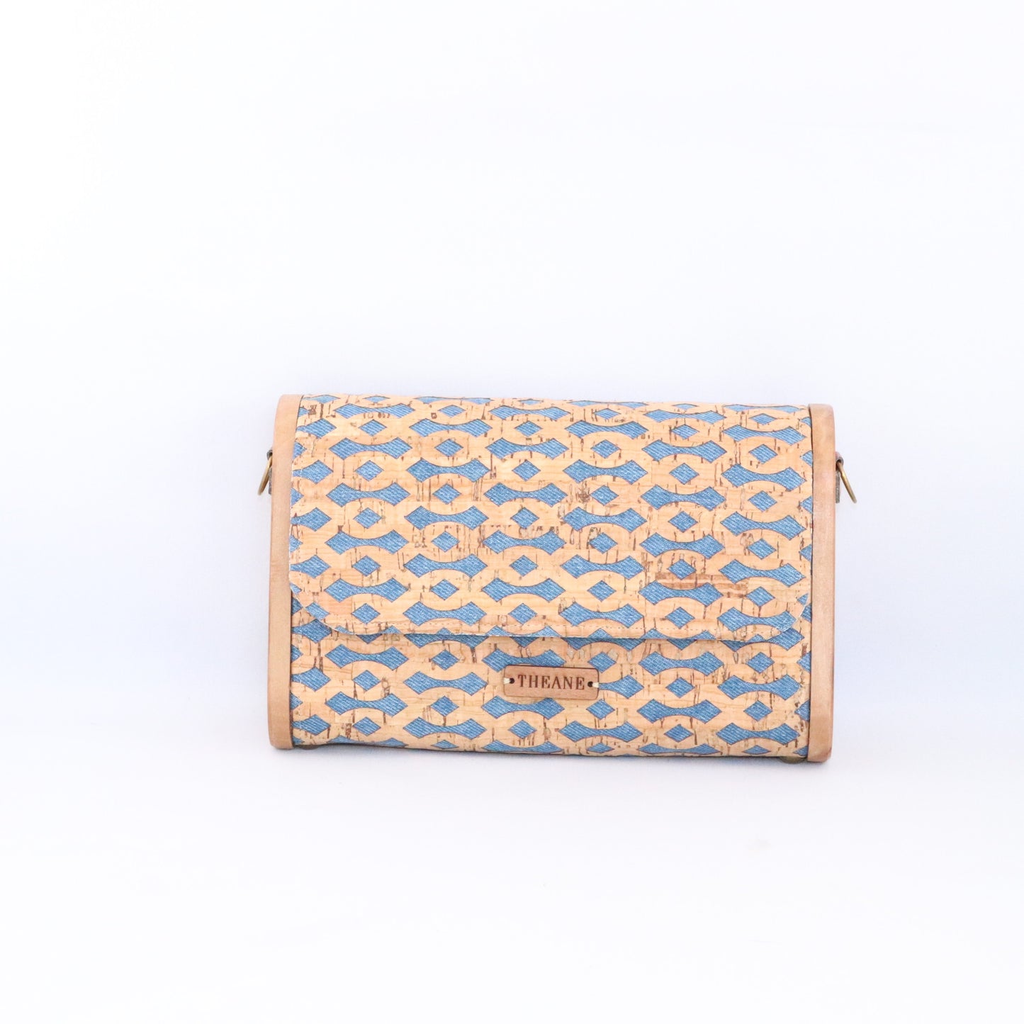 Mini sac cérémonie en bois et liège – vue de face