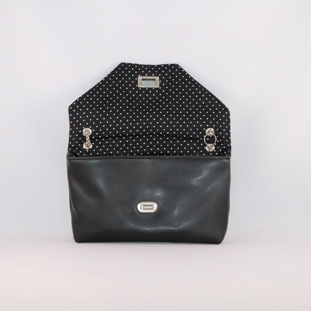 mini sac alter-cuir de raisin noir ouvert