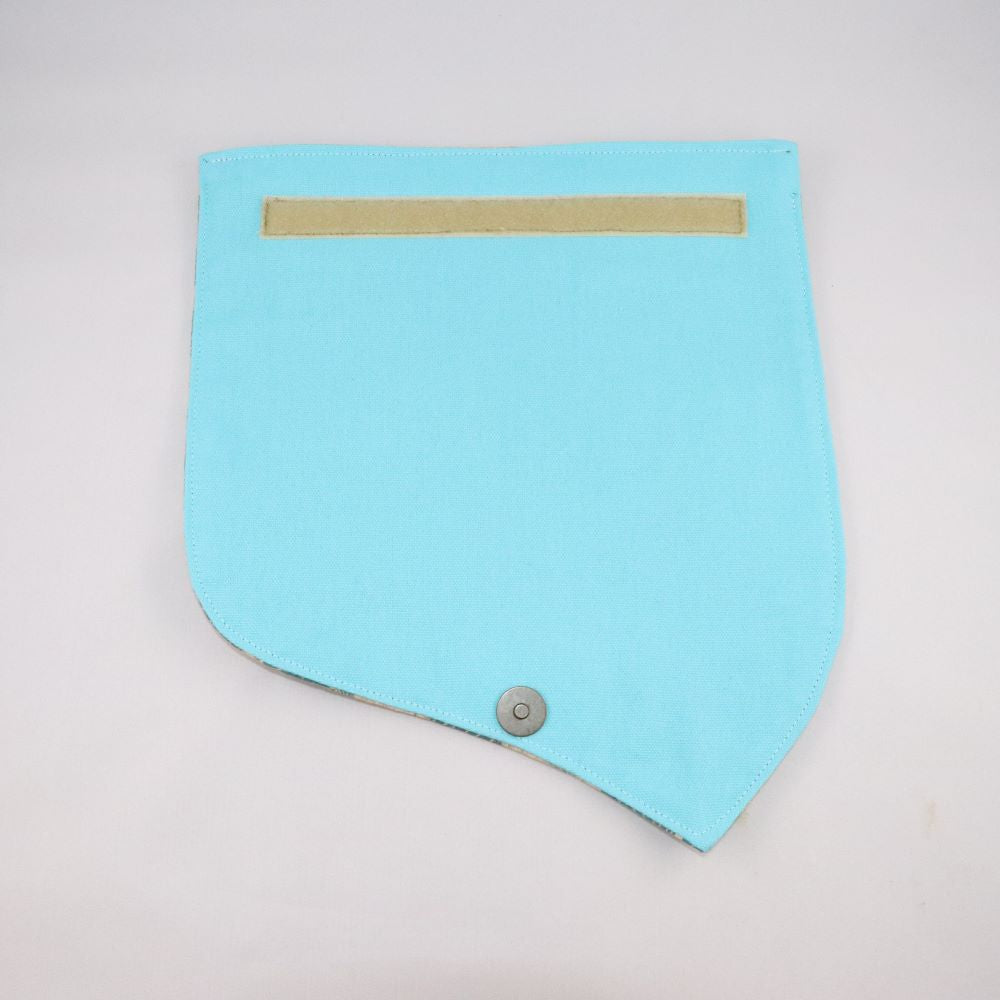 rabat liège imprimé feuilles de ginkgo dessous en toile