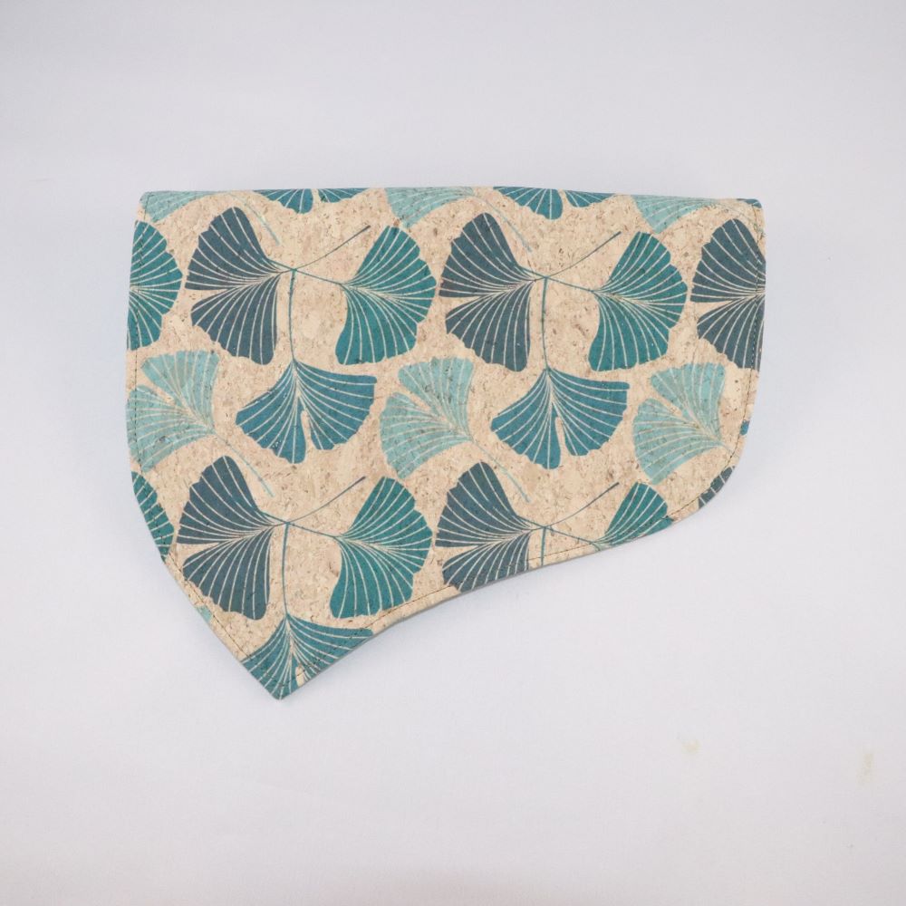 rabat liège imprimé feuilles de ginkgo plié