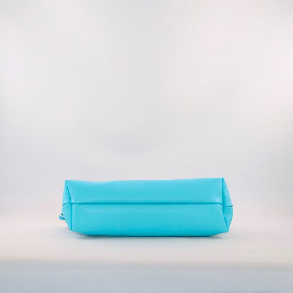sac baguette alter-cuir de raisin turquoise dessous