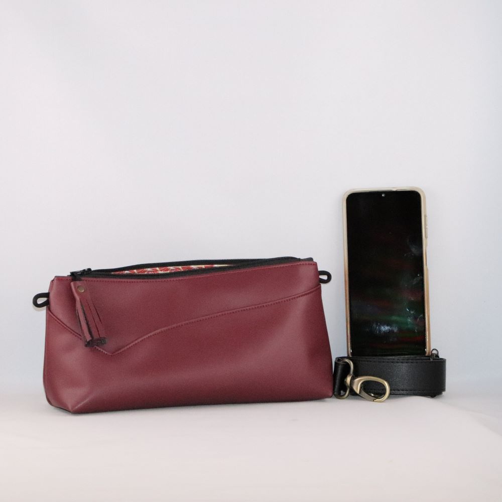 Sac baguette alter-cuir de raisin
