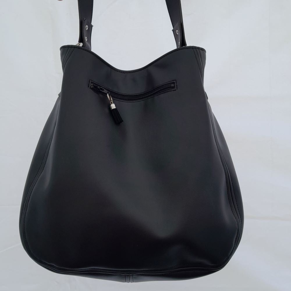Sac fourre-tout en alter-cuir de raisin