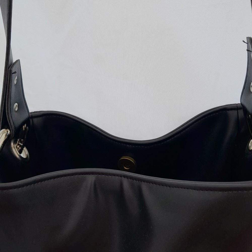 Sac fourre-tout en alter-cuir de raisin