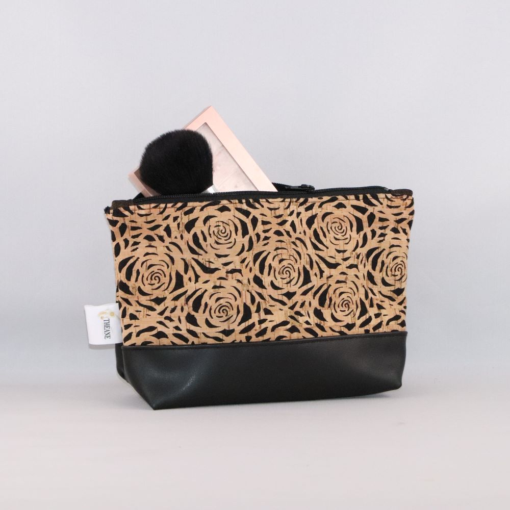 trousse triangle alter-cuir de raisin noir et liège dentelle remplie