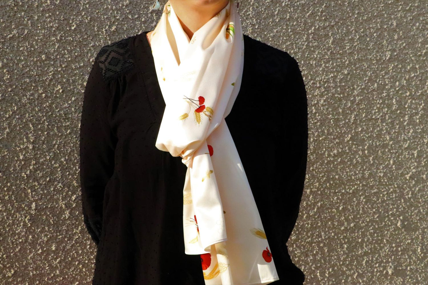 Foulard coquelicots