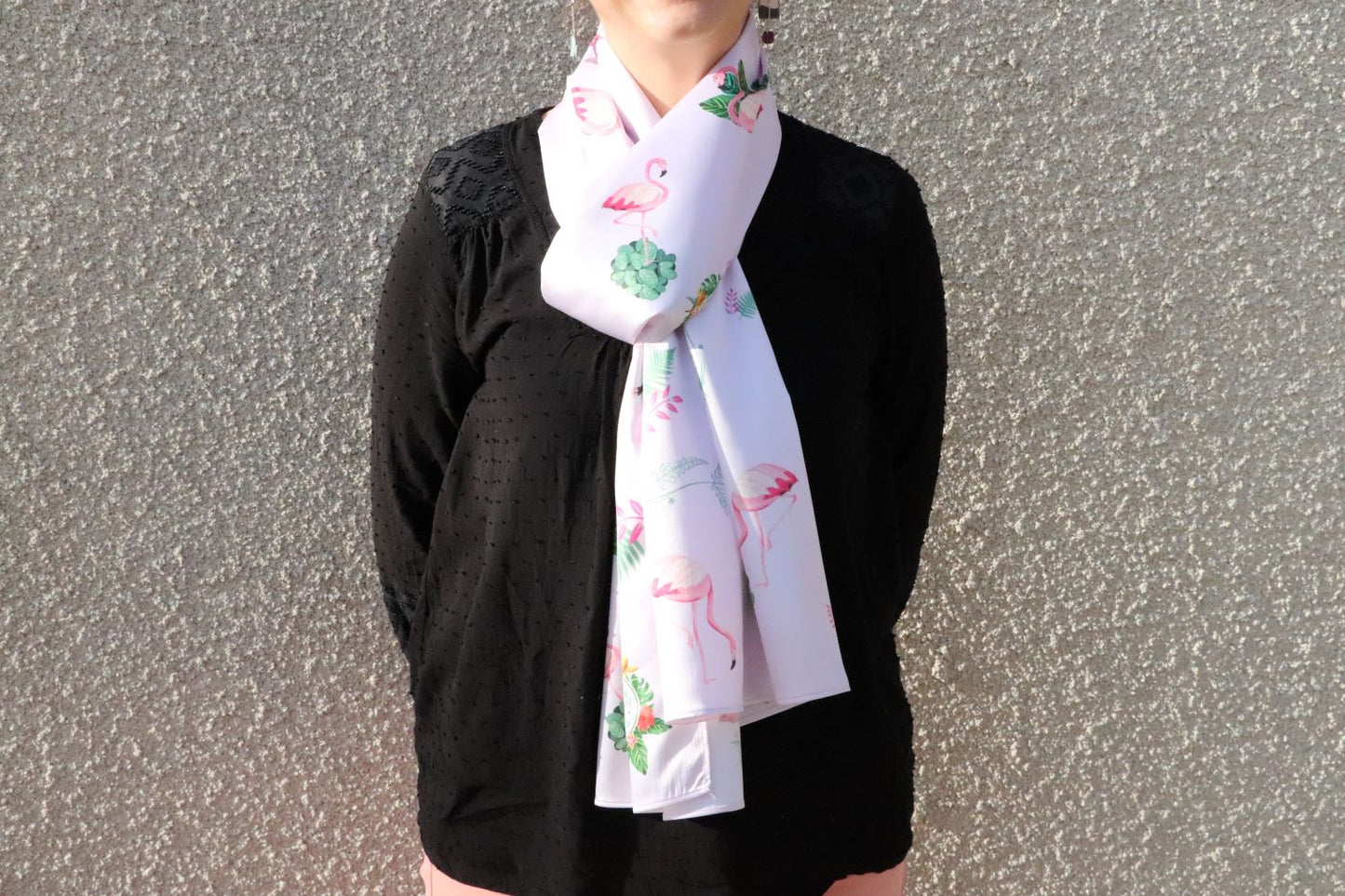 Foulard Flamants roses