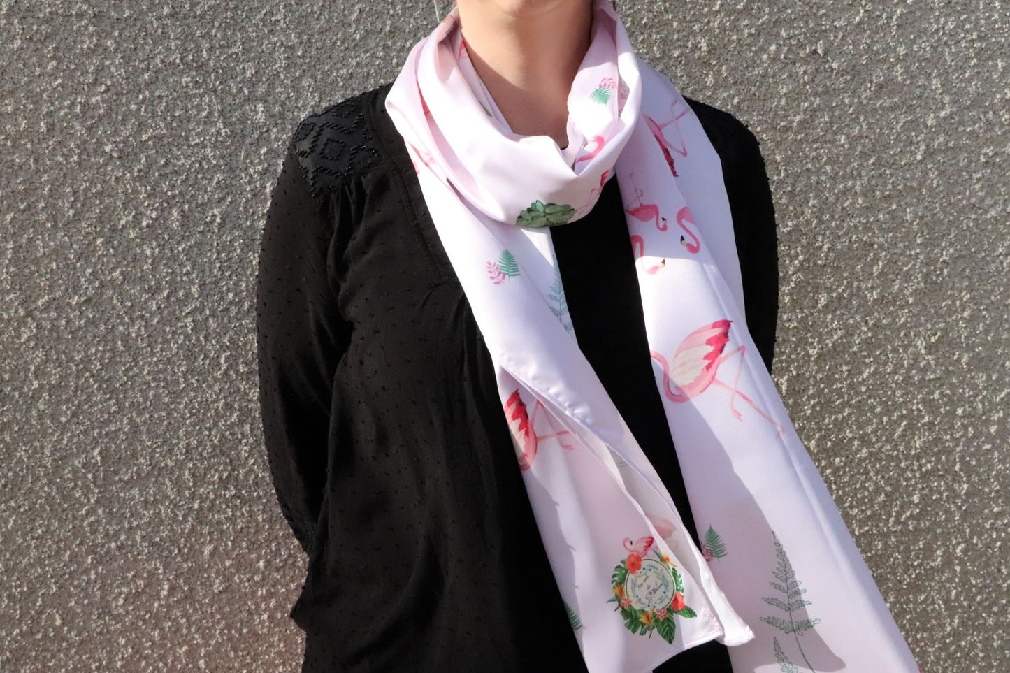 Foulard Flamants roses