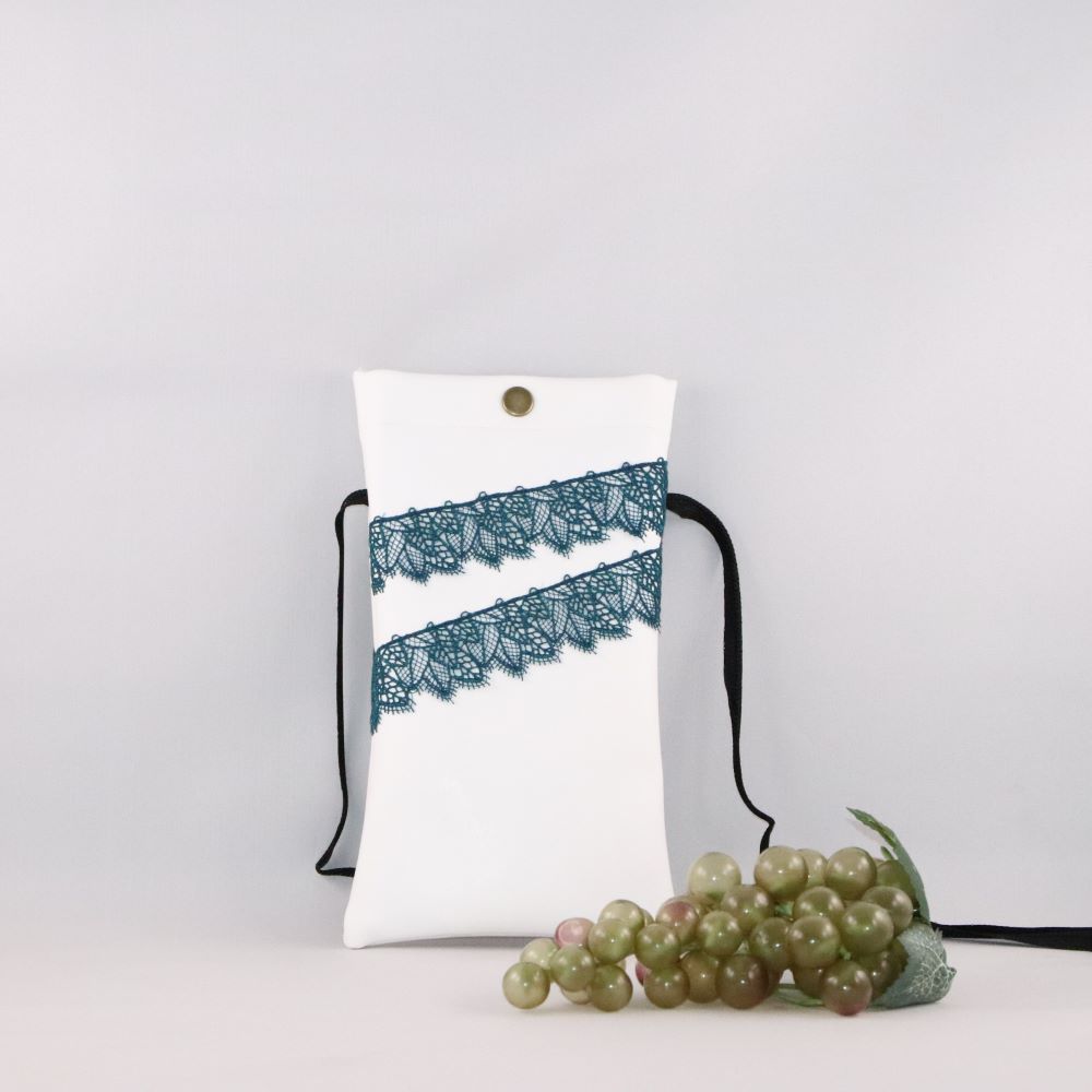 étui téléphone alter cuir raisin blanc avec grappe