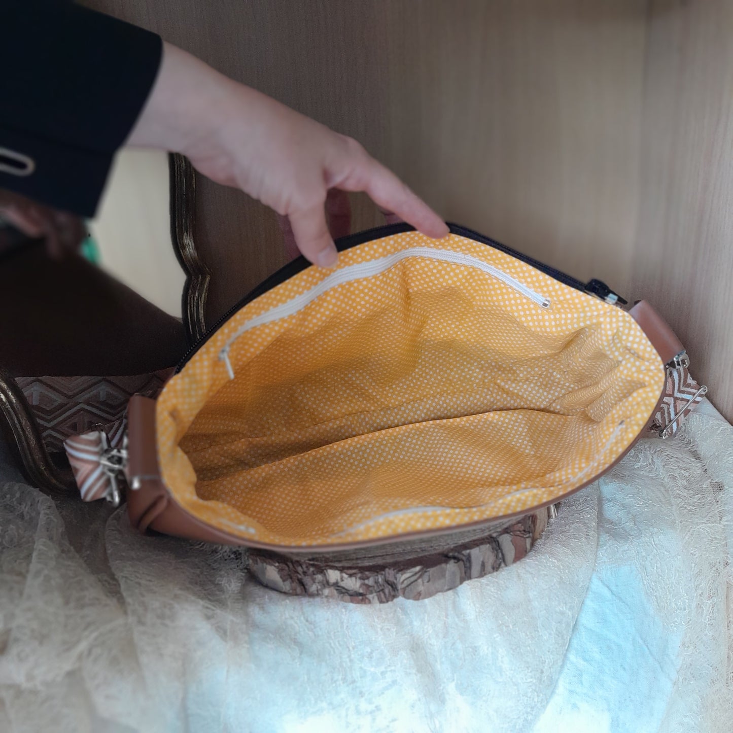 Base de sac Chrysalide caramel