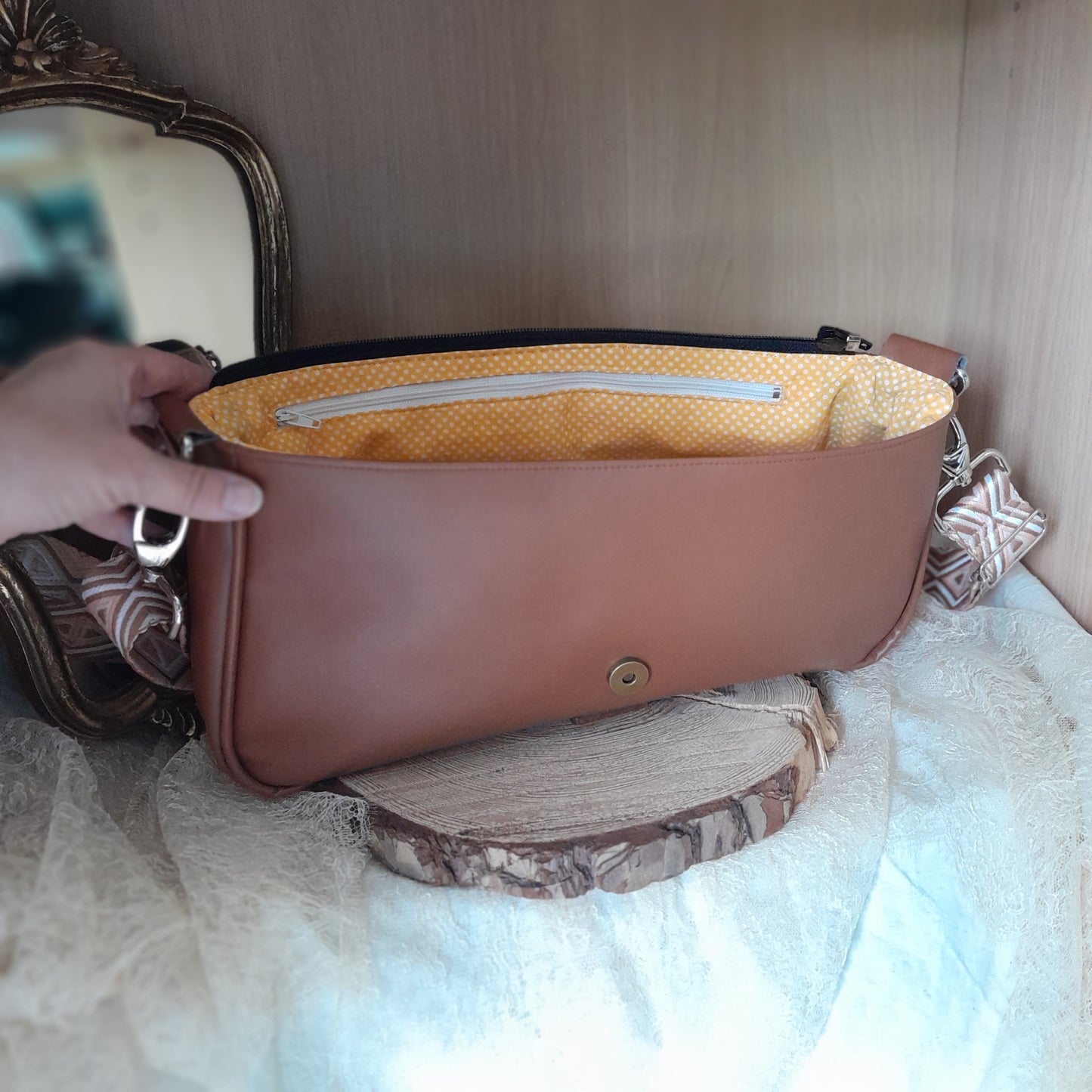 Base de sac Chrysalide caramel
