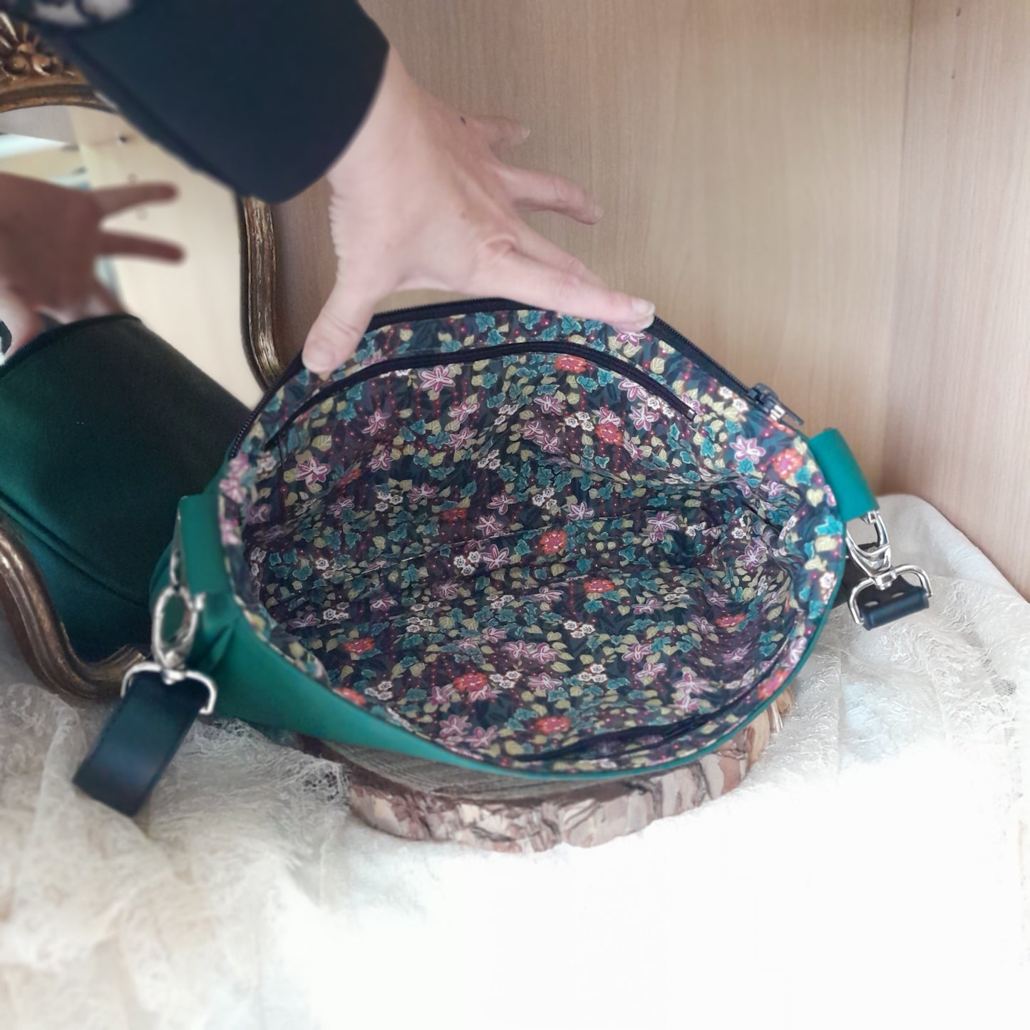Base de sac Chrysalide verte