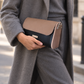 Mini sac bois alisier et marc de raisin came et noir 223