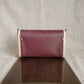 Mini sac bordeaux bois noyer et cuivre n°202