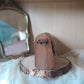 mini sac bandoulière caramel bois orme et matière végétale marc de raisin côté droit