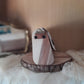 Mini sac raisin sable fleur côtés en bois