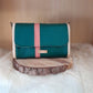 Mini sac vert liège rose bois frêne n°198
