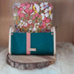 Mini sac vert liège rose bois frêne n°198