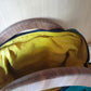 Sac plissé vert émeraude poignées noyer n°239