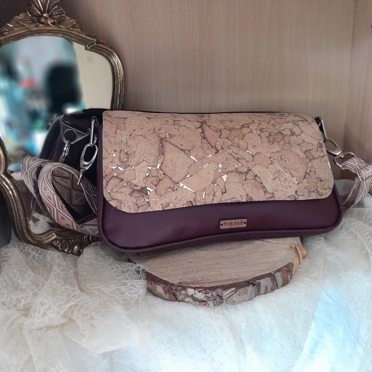 Base de sac Chrysalide bordeaux