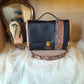 Petit sac cartable bois et alter-cuir de raisin noir 103