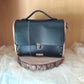 Sac cartable raisin noir côtés bois orme unique