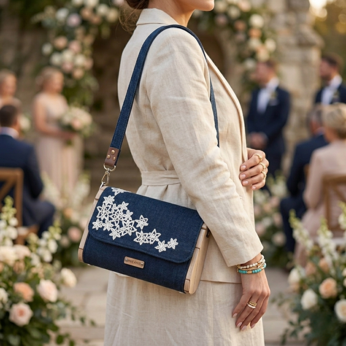 Mini sac bois et jean 153