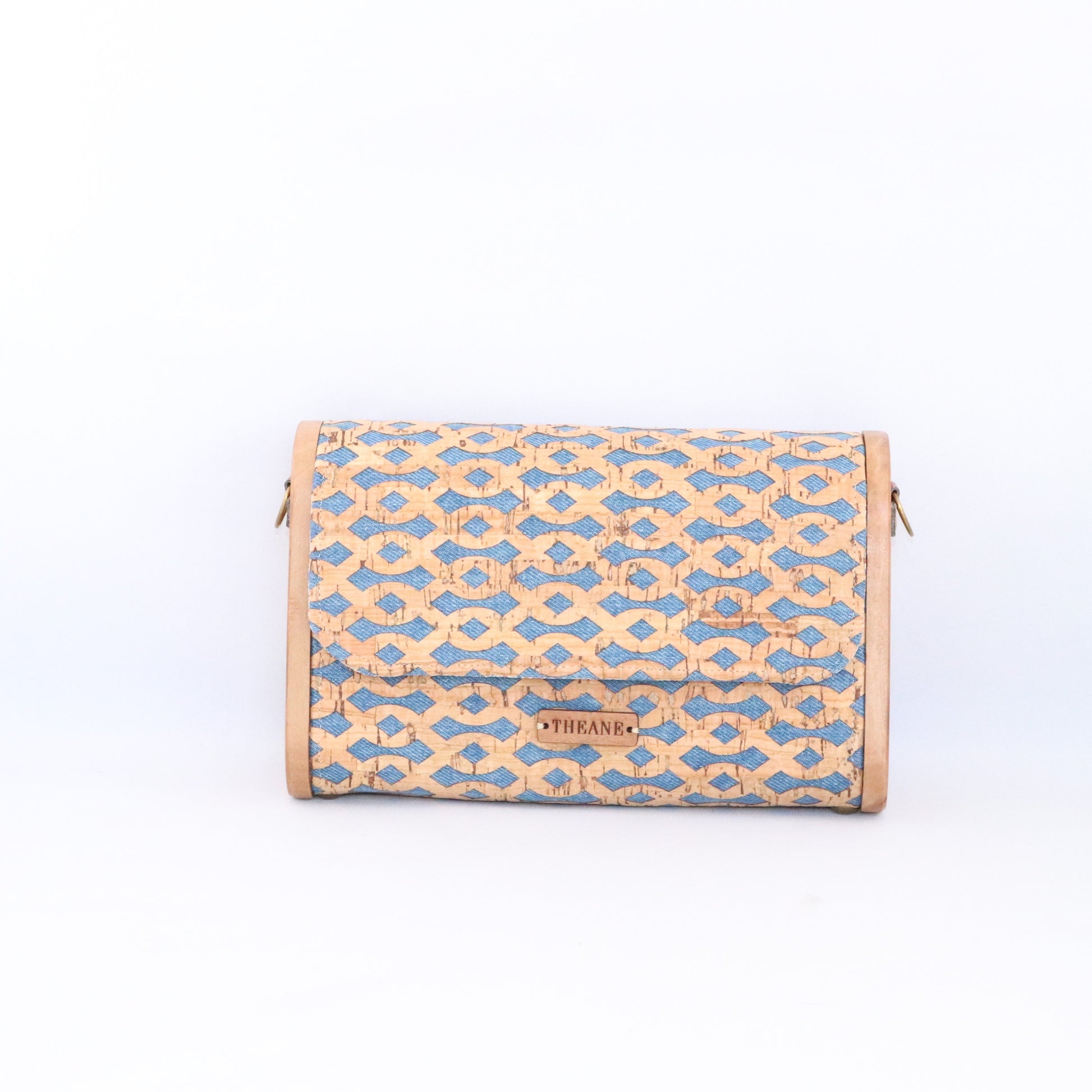 Mini sac cérémonie en bois et liège – vue de face