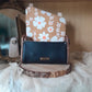 Mini sac bois et alter-cuir de raisin noir et camel 144