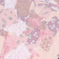 détail patchwork zéro déchet rose