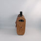 Petit sac cartable bois et alter-cuir de raisin caramel et liège 75