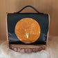 Sac cartable noir liège jaune bois if n°170