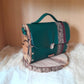 Sac cartable vert bordeaux liège orme Lichtenberg n°215