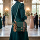 Sac cartable vert bordeaux liège orme Lichtenberg n°215